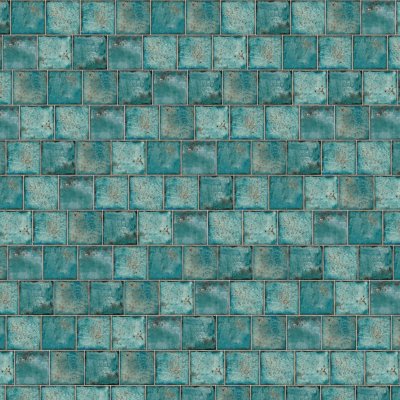 Qualis Ceramica Jamaica 5x5 Teal Gloss - 5" x 5"