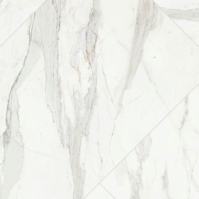 Qualis Ceramica Royal Stoneworks 48X110 Crown Calacatta Polished - Herringbone