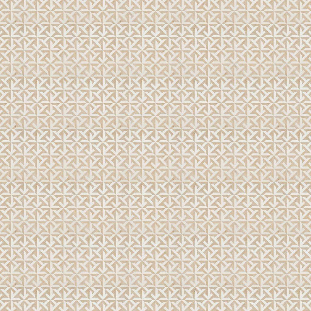 Marble Systems Champagne, Seashell Multi Finish Marmara Limestone Mosaic 9 11/16x9 11/16 - Champagne, Seashell